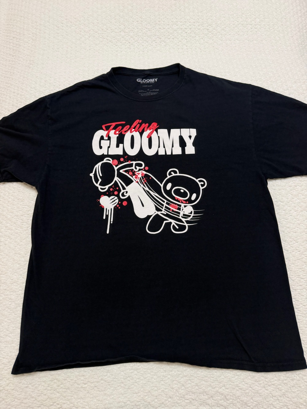 Gloomy Bear Feeling Gloomy Black Short Sleeve T-Shirt Men’s Size XL